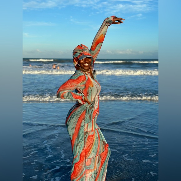 Mesh Maxi Dress - Picture 3 of 3